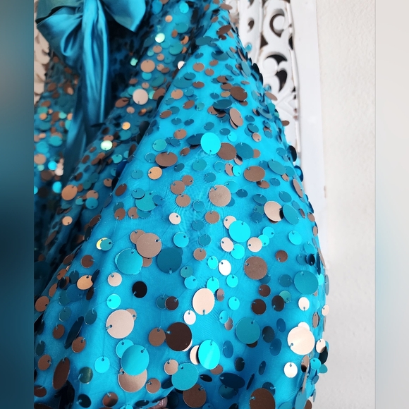 SHERRI HILL PROM BUBBLE DRESS EUC SIZE 2 - Picture 11 of 16